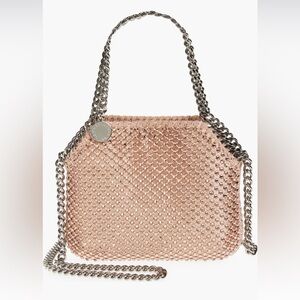 Stella McCartney Nano Falabella Crystal Mesh Crossbody Bag